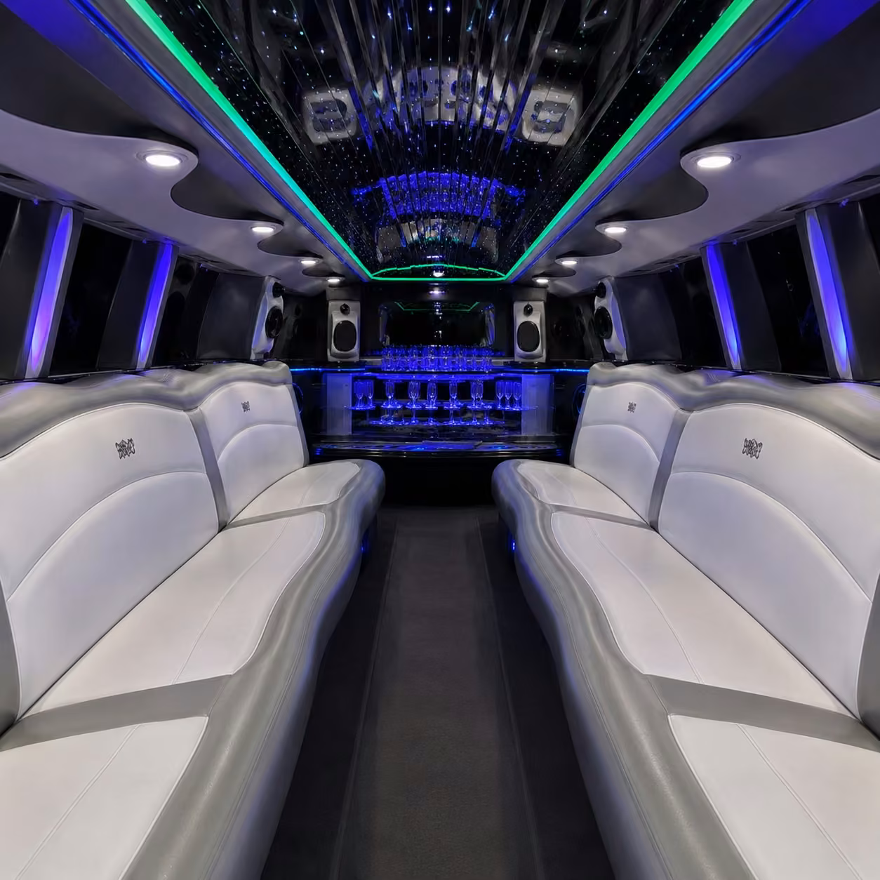 chrysler 300 limo interior